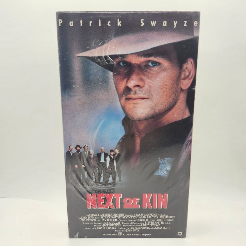 Next Of Kin VHS 1989 Warner Home Video Drama Action Sealed Patrick Swayze